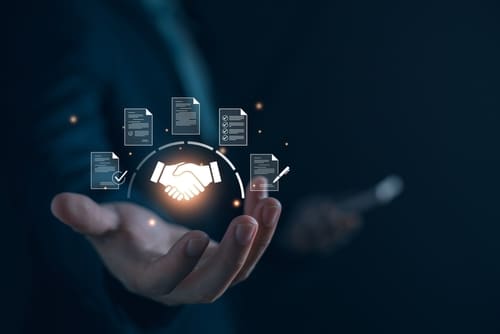 illustration d’une équipe technique connectée via un outil collaboratif de recrutement